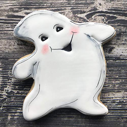 KENIAO - Cortador de galletas con fantasma de Halloween, 3,6 x 3,7 pulgadas, acero inoxidable, por Janka