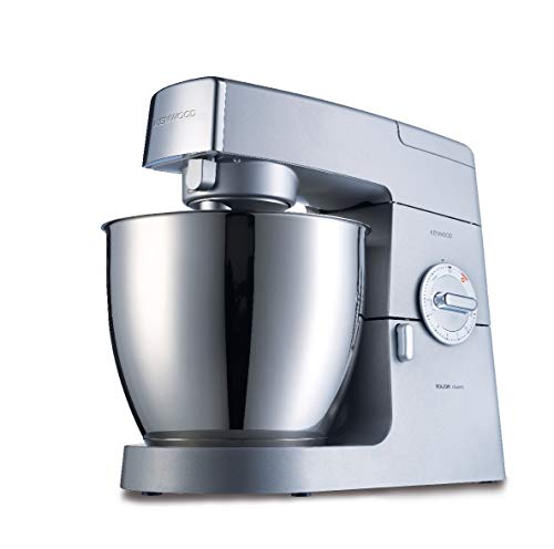 Kenwood KM631 Amasadora planetaria, 900 W, 6,7 l, metal fundido a presión, color plateado