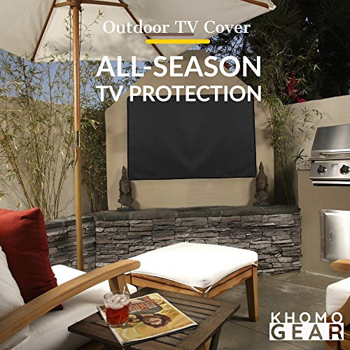 KHOMO GEAR VC-tv-cover-40-Black, Protector de pantalla para televisores de exterior, color negro, talla 40'' - 42''