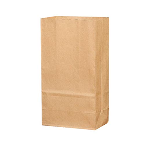 KICCOLY 80 Piezas Bolsas Papel Kraft 27 x 15 x 9 cm, Bolsas Papel Regalo,Bolsas Ecologicas para Fruta, Bolsas para Envolver Regalos para Chuches Semillas Etiquetas Palomitas Dulces Bocadillos