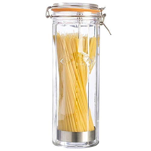 Kilner Frasco Redondo Vidrio con Horquilla, Transparente, para 0,35 l, Vidrio, Transparente, 2.2 Litre