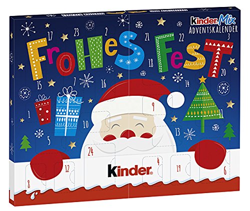 Kinder Navidad Mix Mesa-Calendario de Adviento, 127g
