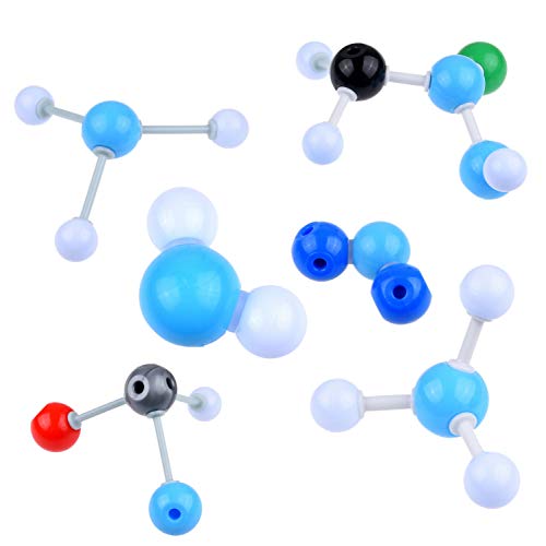 Kit de Química Orgánica de 240 Piezas Kare & Kind Para Profesores y Estudiantes – 86 Átomos, 153 Enlaces, 1 Herramienta Removedora de Enlaces, Manual de Instrucciones, Caja Plástica de ABS