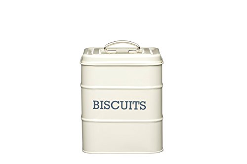 Kitchen Craft Living Nostalgia Lata para Galletas Crema, Acero