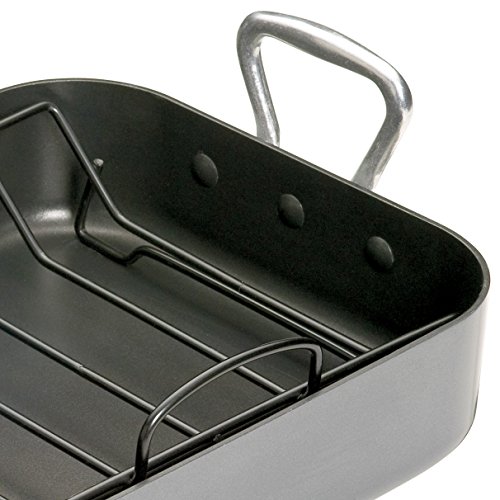 Kitchen Craft Master Class Fuente de Horno con Rejilla, Gris