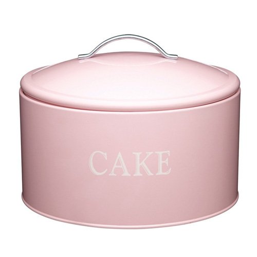 Kitchen Craft Sweetly Does it Jumbo Contenedor de Pastel, Rosa