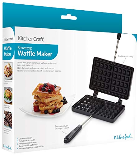 Kitchen Craft Twin - Gofrera con superficie antiadherente