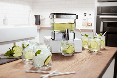 KitchenAid 5KCM4212SX Cold Brew - Cafetera de acero inoxidable, color plateado