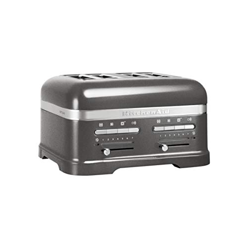 KitchenAid 5KMT4205EMS - Tostador (2500, -, 50 - 60 Hz, 220 - 240V, 34,8 cm, 30,4 cm, 20,5 cm), plateado