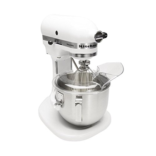 Kitchenaid 5KPM5 - Mezclador de alimentos planetario, 4,8 L, color blanco