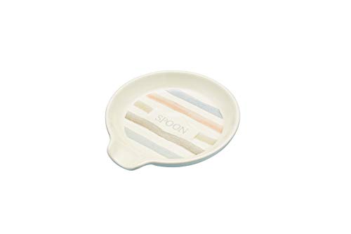 KitchenCraft - Base de cerámica para cucharas, estilo clásico y vintage – Color crema