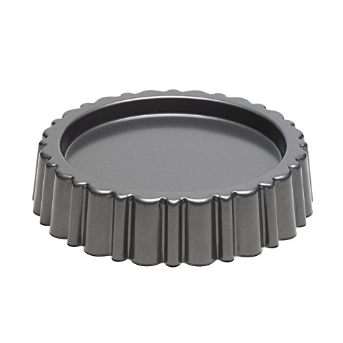 Kitchencraft Chicago metálico Profesional Antiadherente Esponja de Mary ANN Molde para Hornear/Molde para Tartas, 27 cm (10,5 cm), Color Gris