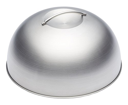 Kitchencraft Masterclass – Tapa con Forma de cúpula, para cocinar al Vapor, para fundir Queso y Hacer Hamburguesas, metálica, 22,5 cm