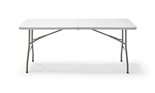 KitGarden KG Mesa Plegable Multifuncional, Blanco, Folding 180, 180x74x74