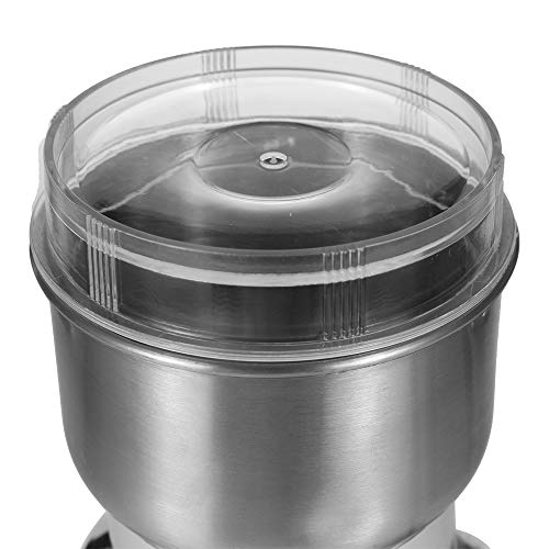 KKmoon Máquina de Café Eléctrica,Máquina de Molienda de Granos,Máquina de Molienda de Granos de Acero Inoxidable,Mezcladoras de Molinillo de Frijol para Cocina y Oficina,150W 300ml