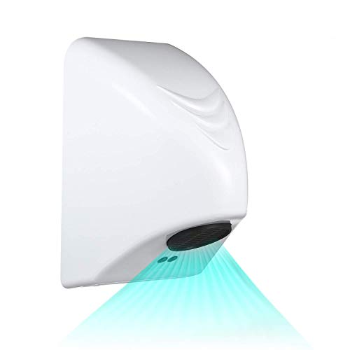KKmoon Secador de Manos Automático 600W,Secador de Manos Eléctrico, Dispositivo de Secado de Manos para el hogar,Baño,Secador de Aire Caliente,Soplador de Mano