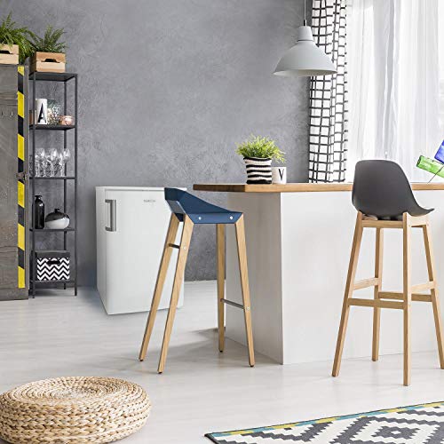 Klarstein Garfield XL Eco+ - Congelador, 80 litros, 3 cajones, Altura regulable, Emisión de solo 41 dB, bajo consumo, Perfecto para parejas y familias pequeñas, Blanco