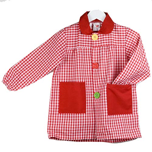 KLOTTZ - BABI CUADROS GUARDERIA Niñas color: ROJO talla: 3
