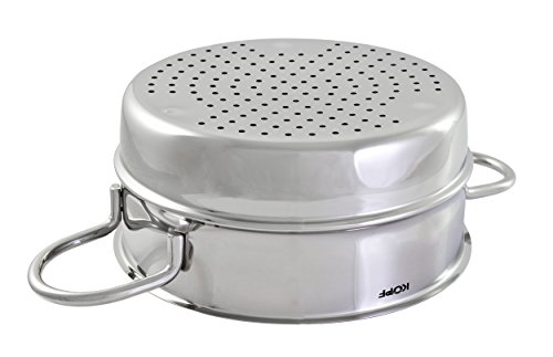 Kopf 124665 Cesta de cocción al Vapor Josie, Ø 20 cm, Altura 9,5 cm, Acero Inoxidable