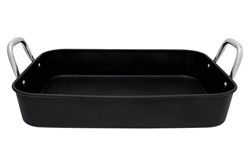 Kopf Pura Cazuela - Ramequín Acero de Carbono, Mangos de Acero Inoxidable, Adecuado para inducción, Fuente de Horno 5 l