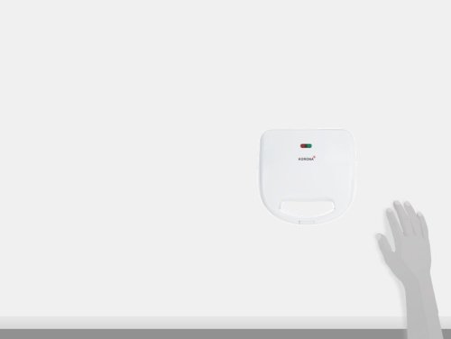 Korona 47017 - Sandwichera (700 W, 220-240 V, 50-60 Hz, Blanco, 6 pieza(s))
