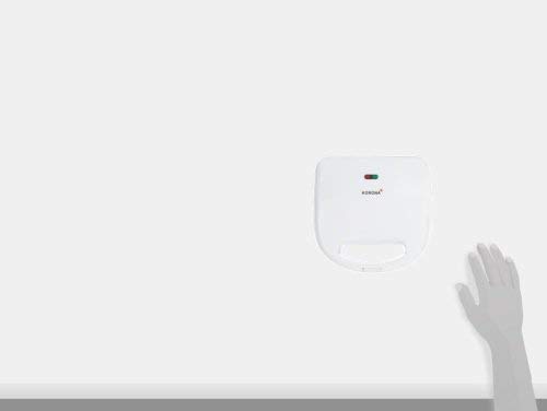Korona 47017 - Sandwichera (700 W, 220-240 V, 50-60 Hz, Blanco, 6 pieza(s))