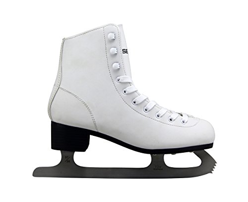 Kounga Senhai Patines sobre Hielo, Unisex Adulto, Blanco, 36