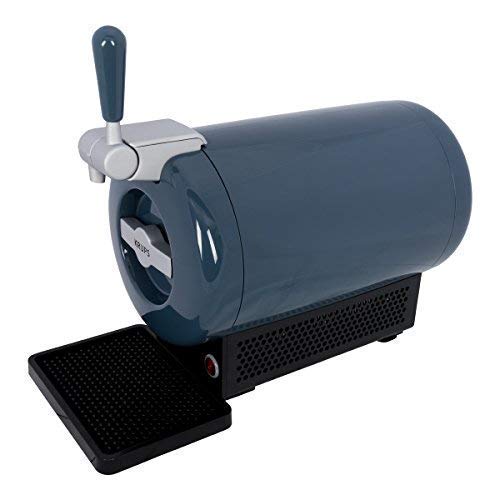Krups The Sub Vainilla VB650B10 -Tirador de cerveza, tecnología Peltier Cooling, 2 l frescura de la cerveza 15 días, hasta 2º, eficiencia energética A+, indicador listo para servir, color gris metal