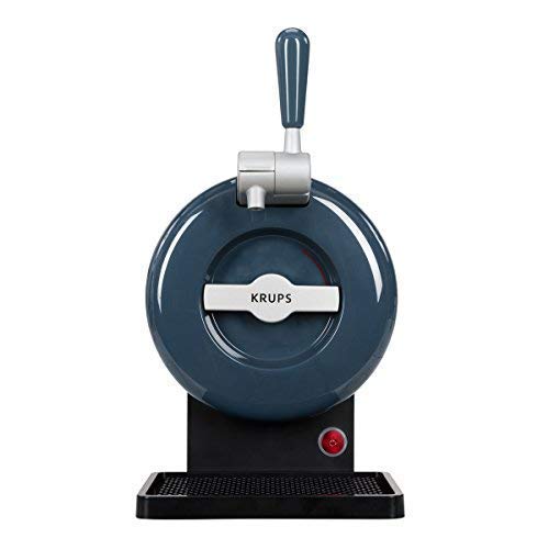 Krups The Sub Vainilla VB650B10 -Tirador de cerveza, tecnología Peltier Cooling, 2 l frescura de la cerveza 15 días, hasta 2º, eficiencia energética A+, indicador listo para servir, color gris metal