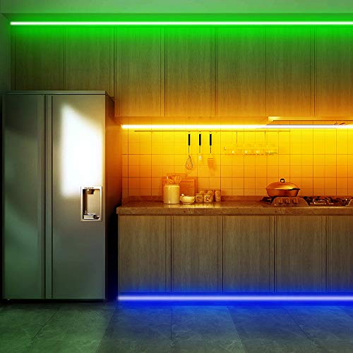 Ksipze Tiras LED 10M Luces LED Habitacion 20 Colores 8 Modos para Tira Led, Dormitorio, TV, Hogar, Cocina, Decoración Navideña, Tira de Iluminación LED RGB Brillante，2pcsX5m