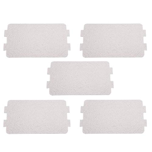 KSTE Horno microondas Placa Mica, Mica 5PCS Horno microondas Hoja Placa reemplazo Reparación de Accesorios