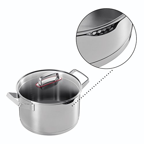 KUHN RIKON Olla de 3 L, 20 cm, Plateado, Centimeters