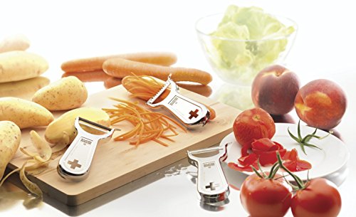 KUHN RIKON, Pelador de tomate en sierra Swiss Cruz, Acero inoxidable
