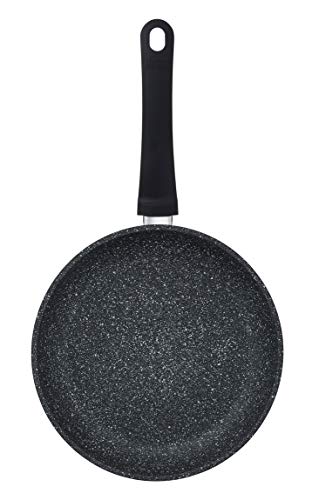 Kuhn Rikon Sartén Inducción Mármol, Aluminio, Negro, 20 cm