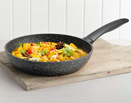KUHN RIKON sartén mármol 28cm, Metal, Negro, 28 cm