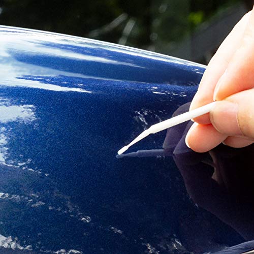 kwmobile Set de Pinceles reparadores de Pintura para Coche - 12 Piezas para retoque Detalles gravilla rasguños Modelado - 1MM 1.3MM 1.8MM 2.5MM