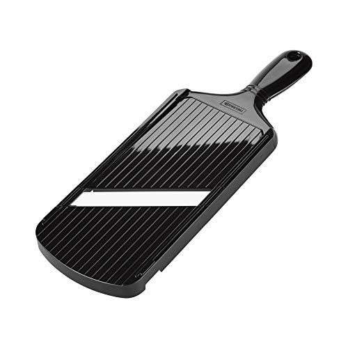 KYOCERA CSN -202-BK - Mandolina (Regulable de 0,5 a 3 mm, Hoja de cerámica), Color Negro