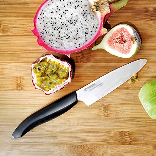 KYOCERA FK130WHBKEU Gen White coltello Slicing-Affettare Nero, cerámica, Negro