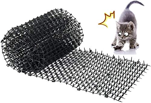 Kyrieval Pinchos Anti Gatos, tiras de espigas para animales de mascotas, repelente para disuasión(2 unidades)