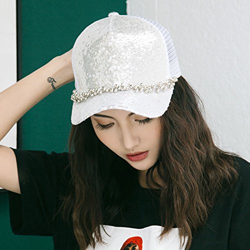 KYXXLD Gorra de béisbol de Verano Lengua Pato Hembra Hat Sun Cap Mujer,B