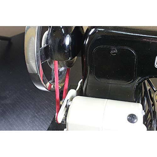 La Canilla ® - Correa elástica Universal para motor de máquina de coser Alfa, Singer, Sigma, Refrey (Roja)