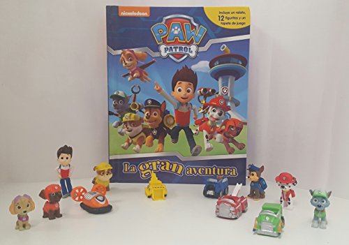 La Gran Aventura. Paw Patrol. (CONTIENE 12 FIGURAS PATRULLA CANINA): (Incluye un relato, 12 figuritas y un tapete de juego) (Paw Patrol | Patrulla Canina. Libro regalo)