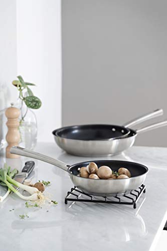Lacor 45420 Foodie-Sartén, Acero Inoxidable 18/10, 20 cm