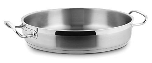 Lacor - 57636 - Paellera Sin Tapa 36x7cm Inox 18%Cr.