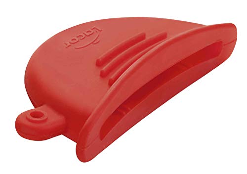 Lacor - 60052 - Par de Manopla Cubreasas Silicona - Rojo