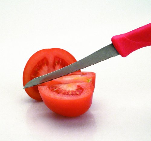 Lacor - 60354 - Cuchillo Dentado Inox. - Rojo