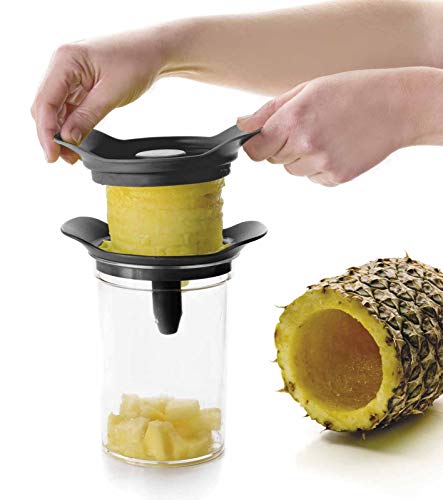 Lacor - 60393 - Juego De Cortador-Pelador Para Piña Con Bote