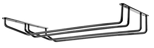 Lacor 62265 Soporte de copas, Acero Inoxidable, Negro metalizado