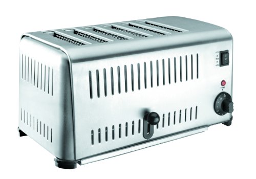 Lacor - 69296 - Tostadora Buffet Inox 6 Ranuras 3240w-Gris