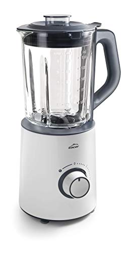 Lacor 69587 69587-Batidora eléctrica White 700 W, Libre de BPA, 1'50 L, Acero Inoxidable